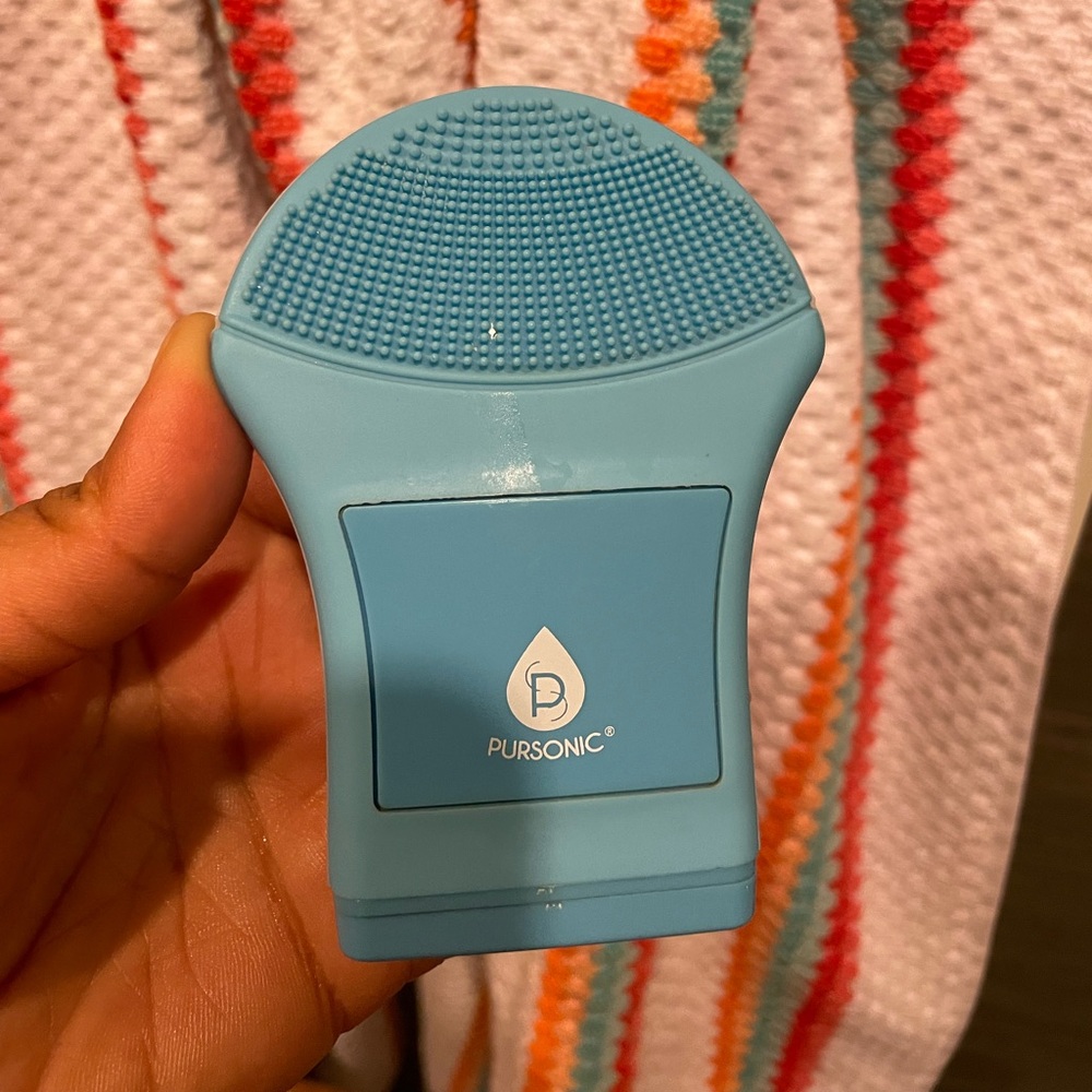 Personic Silicone Cleansing Brush, Tool Blue